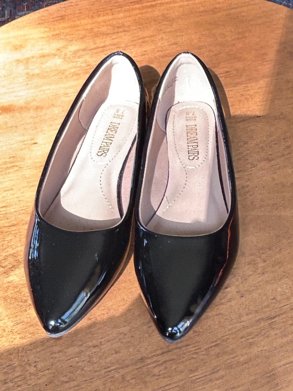 Dreampairs Manmade Patent Leather, Size 7.5 - Picture 2 of 5